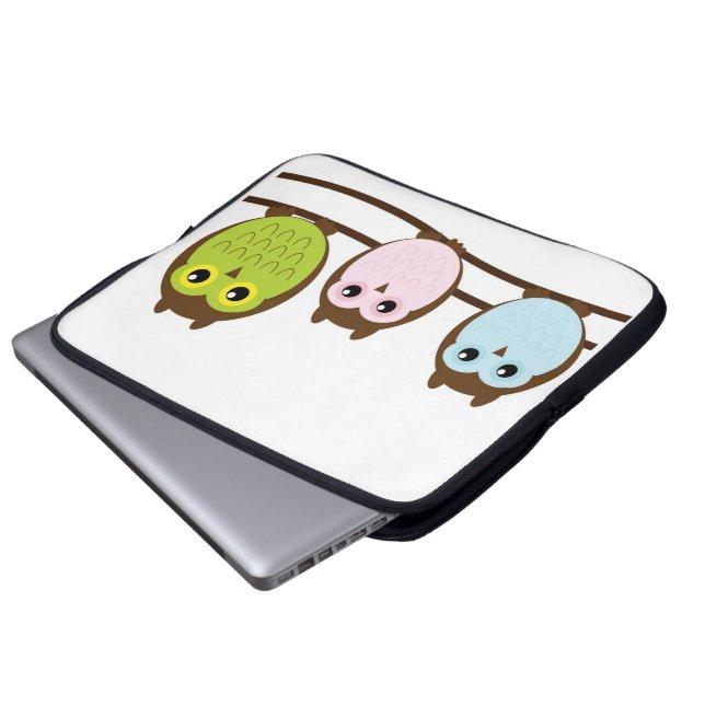 Capa Para Notebook Coruja de Destino de Classe de Mod Chic (Frente Inferior)