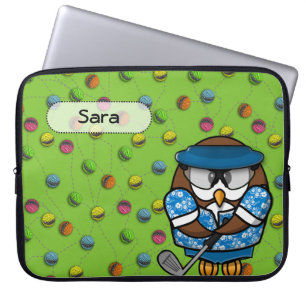 Capa Para Notebook coruja de golfe