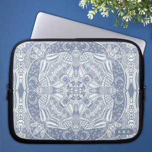Capa Para Notebook Coruja Mágica Mandala