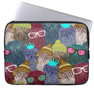 Capa Para Notebook Coruja na coroa