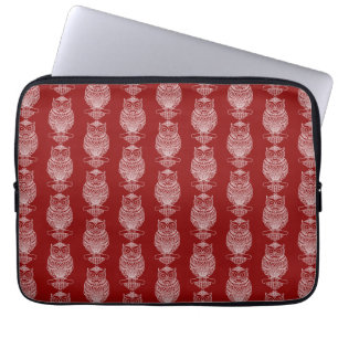 Capa Para Notebook Coruja (vermelha) - Capinha para Laptop