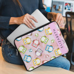 Capa Para Notebook Corujas Bonitas, Padrões De Coruja, Corujas Colori<br><div class="desc">Corujas bonitas,  divertidas e adoráveis em várias cores. Presente moderno e moderno,  perfeito para o amante da coruja em sua vida. Personalize adicionando o seu nome,  apelido,  monograma ou iniciais.</div>