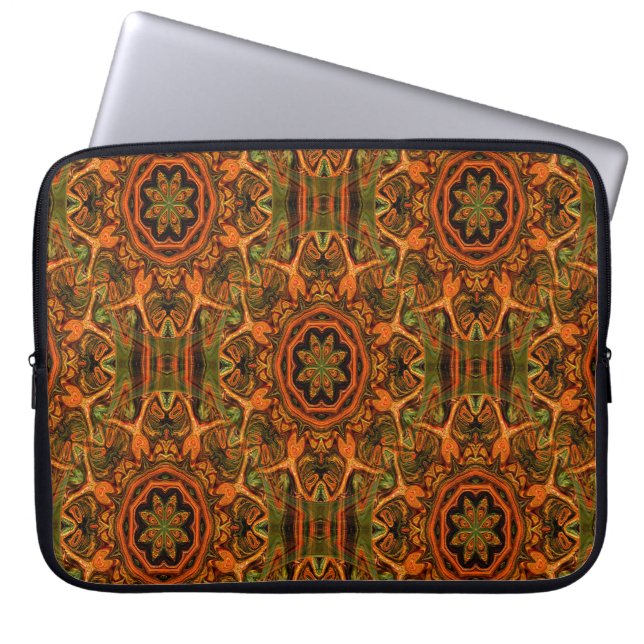 Capa Para Notebook Corujas e Flores..... (Frente)