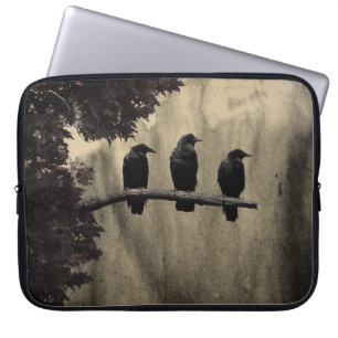Capa Para Notebook Corvos Na Natureza