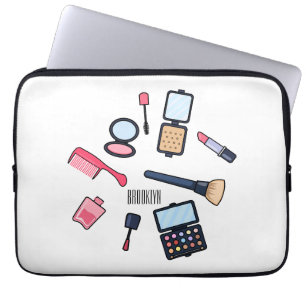 Capa Para Notebook Cosméticos / ilustração de desenho animado