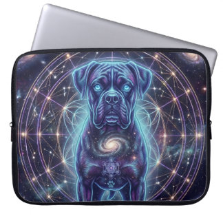 Capa Para Notebook Cosmic Boxer Dog Zodiac Cyber Galaxy 15 Inch