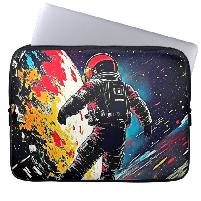 Capa Para Notebook Cosmos Destruídos: Capa do Astronauta Retroativo (Frente)