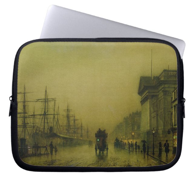 Capa Para Notebook Costumes H das docas de John Atkinson Grimshaw | (Frente)