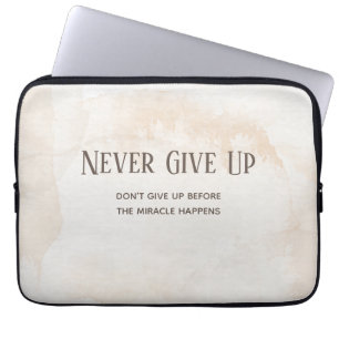 Capa Para Notebook Cotação de Motivação de Cores Aquáticas