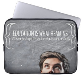 Capa Para Notebook Cotação Inspiracional "Educação"