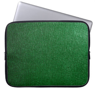 Capa Para Notebook Couro com padrão abstrato em cor verde. Abst