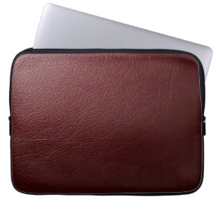 Capa Para Notebook Couro Texturizado Vermelho Escuro