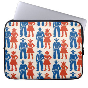 Capa Para Notebook Cowboy & Cowgirl Americana
