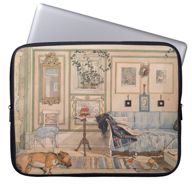Capa Para Notebook Cozy Corner (por Carl Larsson) (Frente)