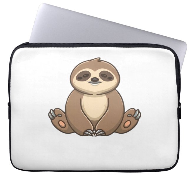 Capa Para Notebook Cozy Sloth Classic T-Shirt (Frente)