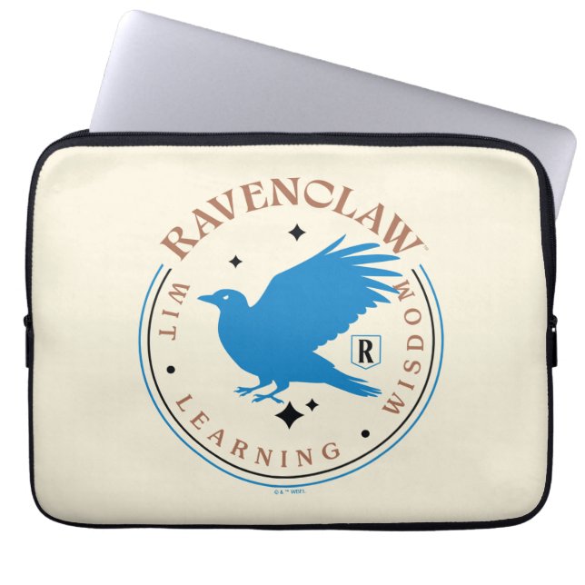 Capa Para Notebook CRACHÁ de Orgulho da Casa Azul RAVENCLAW™ (Frente)