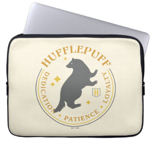 Capa Para Notebook Crachá de Orgulho da Casa do Texugo HUFFLEPUFF™