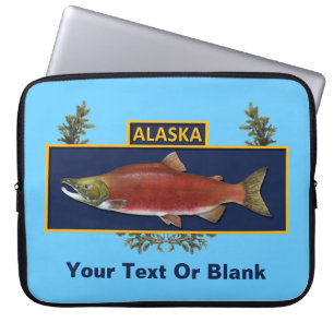 Capa Para Notebook Crachá do pescador do combate de Alaska