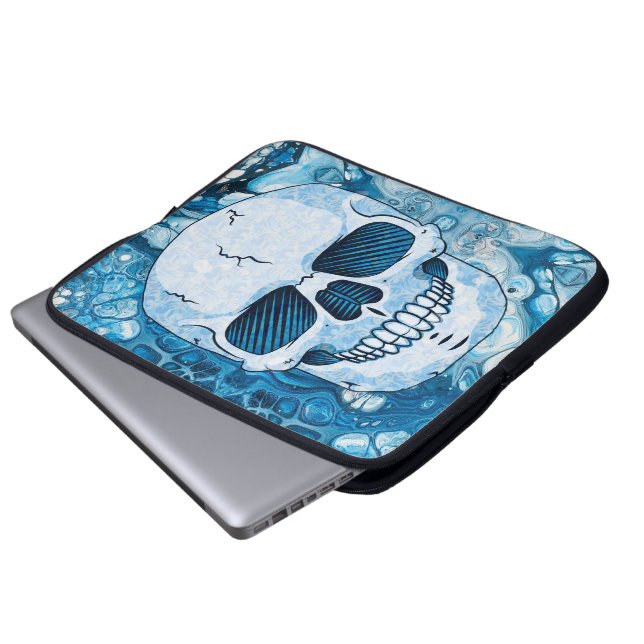 Capa Para Notebook Cranio Azul Legal (Frente Inferior)