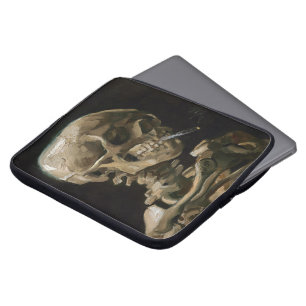 Capa Para Notebook Crânio com arte ardente de Vincent van Gogh do