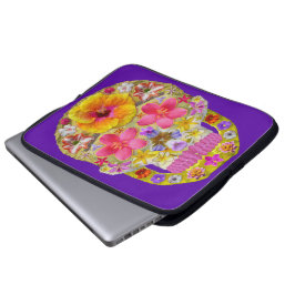 Capa Para Notebook Crânio da Flor 4 - Tropical