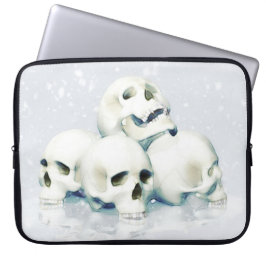 Capa Para Notebook Crânios na neve