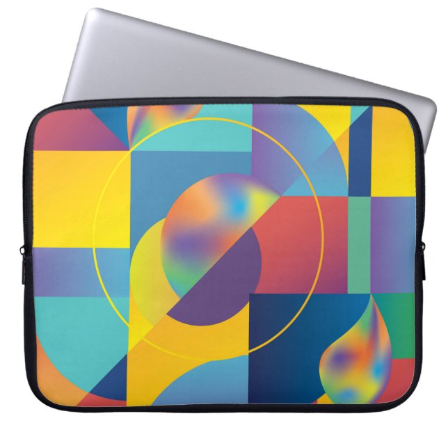 Capa Para Notebook Creative Geométrico: Abstrato Vintage Cobrir. (Frente)
