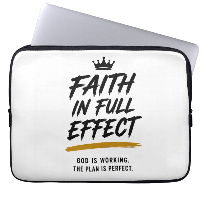 Capa Para Notebook CREDO EM PLENO EFEITO — Caderno Inspirador (Frente)