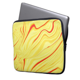 Capa Para Notebook Creme de manga com derrame curado de vermelho ou c