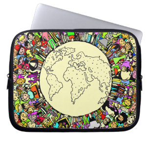 Capa Para Notebook Crianças do mundo