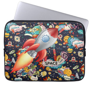 Capa Para Notebook Crianças - Espaço Exterior