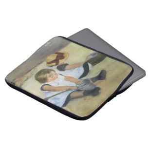 Capa Para Notebook Crianças jogando na praia por Mary Cassatt