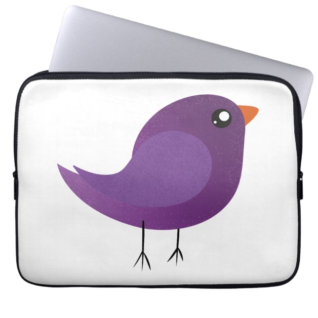 Capa Para Notebook Crianças, passarinho fofo (Frente)