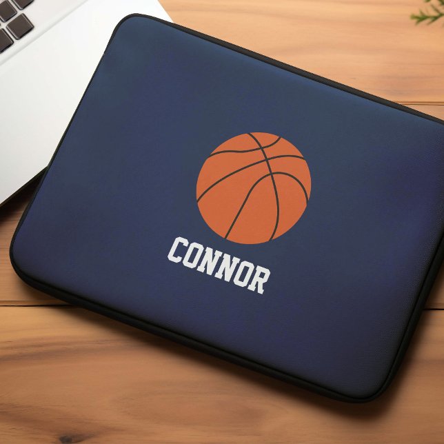 Capa Para Notebook Crianças Personalizadas de Basquete (Criador carregado)