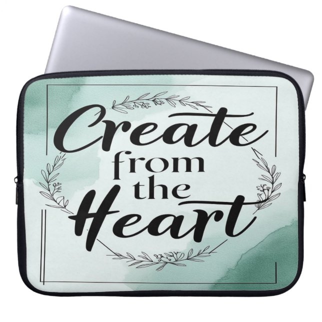Capa Para Notebook Criar a partir do coração opção 2 (Frente)