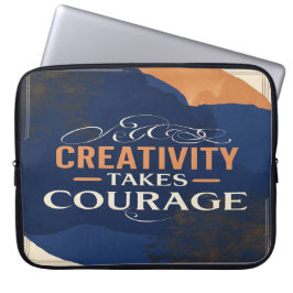 Capa Para Notebook Criatividade Requer Coragem