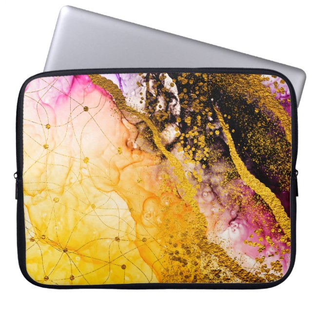 Capa Para Notebook Criatividade transparente. Abstrato nuvens - ART.  (Frente)