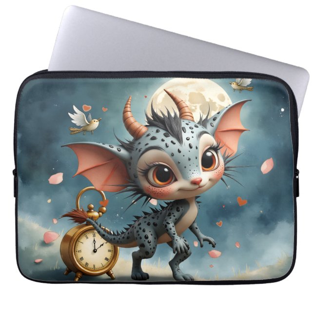 Capa Para Notebook Criatura ao Luar Caelum Tickwing  (Frente)