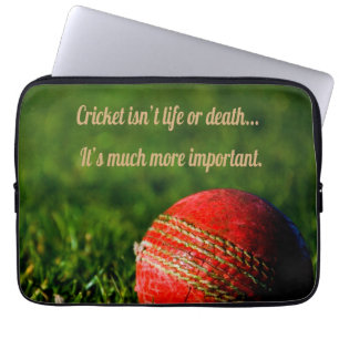 Capa Para Notebook Cricket Red Ball Motivação Engraçada