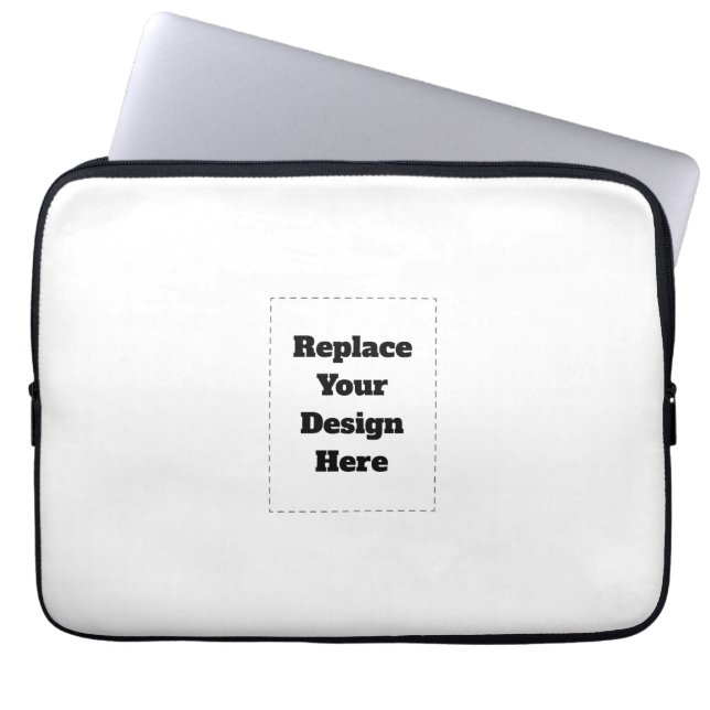 Capa Para Notebook Crie seu próprio branco (Frente)