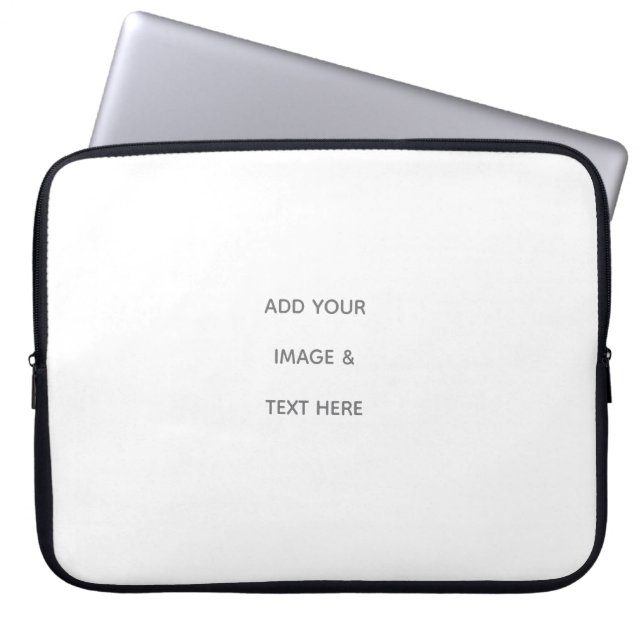 Capa Para Notebook Crie seu próprio branco (Frente)