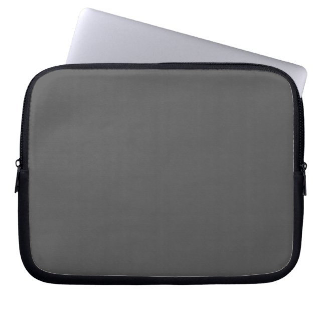 Capa Para Notebook Crie seu próprio design personalizado cinza escuro (Frente)