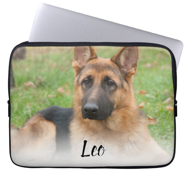 Capa Para Notebook Crie Seu Próprio Nome de Foto Personalizada de Pet (Frente)