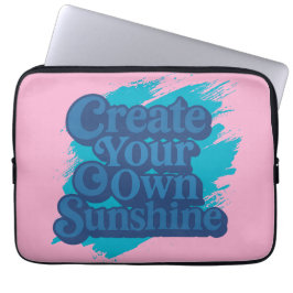 Capa Para Notebook Crie Seu Próprio Sol Retro fabuloso