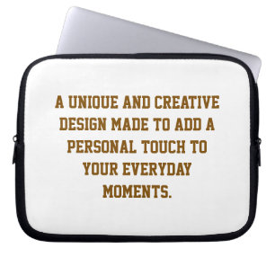 Capa Para Notebook Crie Sua Própria Capinha de Laptop de Neoprene 10'