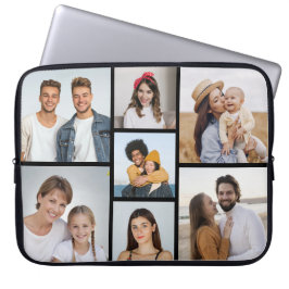Capa Para Notebook Crie Sua Própria Colagem de 7 Fotos