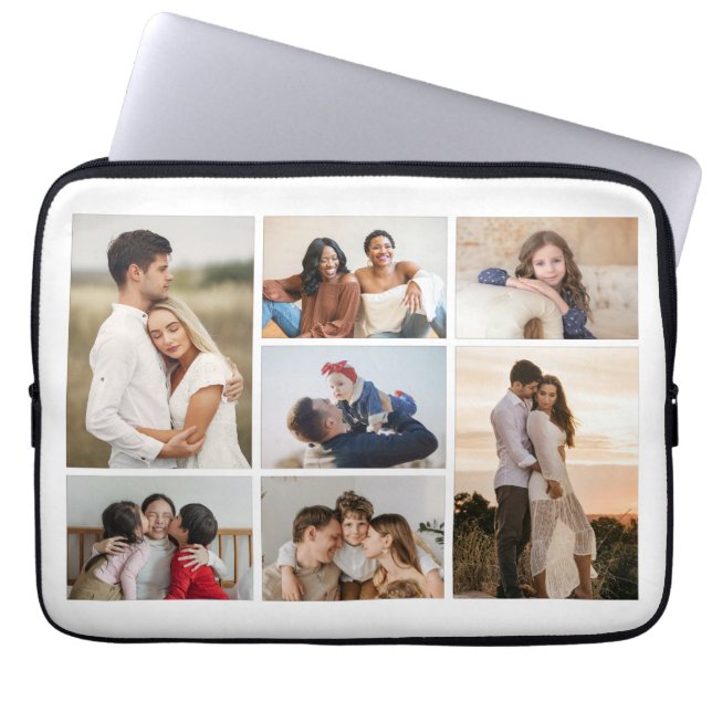 Capa Para Notebook Crie sua própria colagem de fotos 7 (Frente)