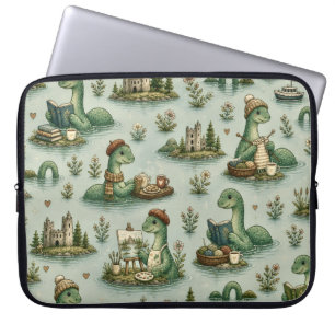 Capa Para Notebook Criptídeos Aconchegantes Nessie Monstro do Lago Ne