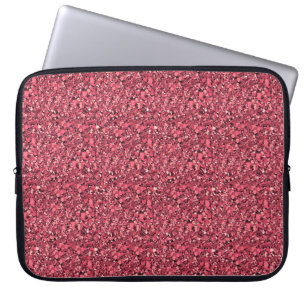 Capa Para Notebook Cristal Druzy - vermelho de granada