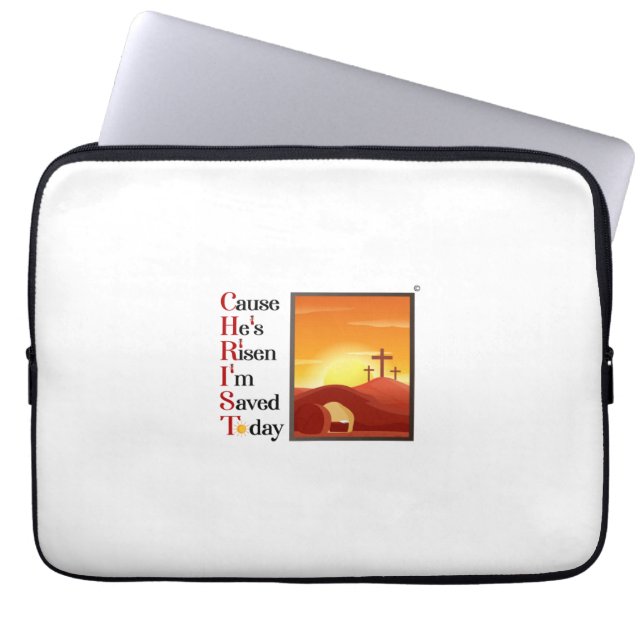 Capa Para Notebook Cristo acrônimo de Cobrir de computador de 13 pole (Frente)